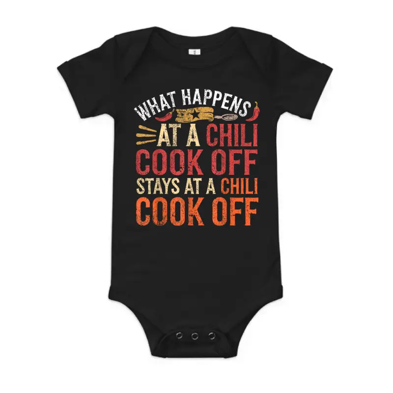Chili Cook Off Funny Cooking Chili Baby Onesie
