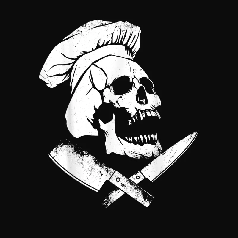 Cool Culinary Gangster Gift For Pro Cooking Master Unisex Staple T-Shirt