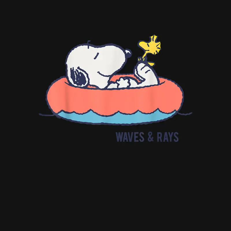 Peanuts Waves And Rays Unisex Long Sleeve T-Shirt