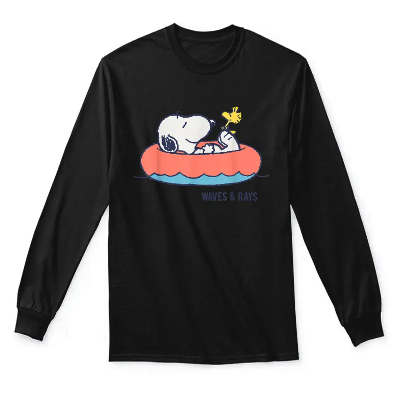 Peanuts Waves And Rays Unisex Long Sleeve T-Shirt