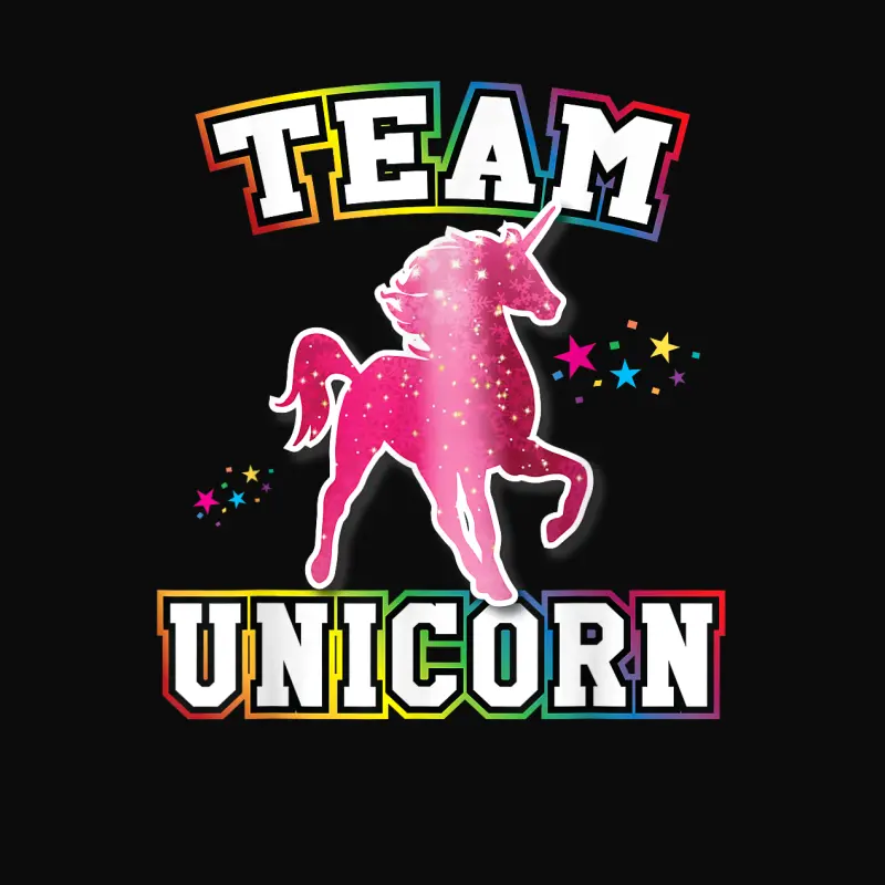 Team Unicorn Unisex Staple T-Shirt
