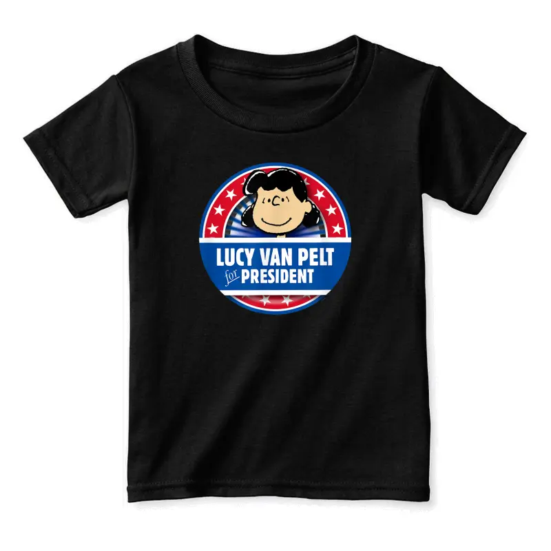Peanuts Lucy Van Pelt For President Toddler Staple T-Shirt