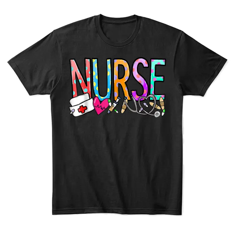 Nurse's Day Nurse Life Nurse Week 2024 Women Unisex Staple T-Shirt