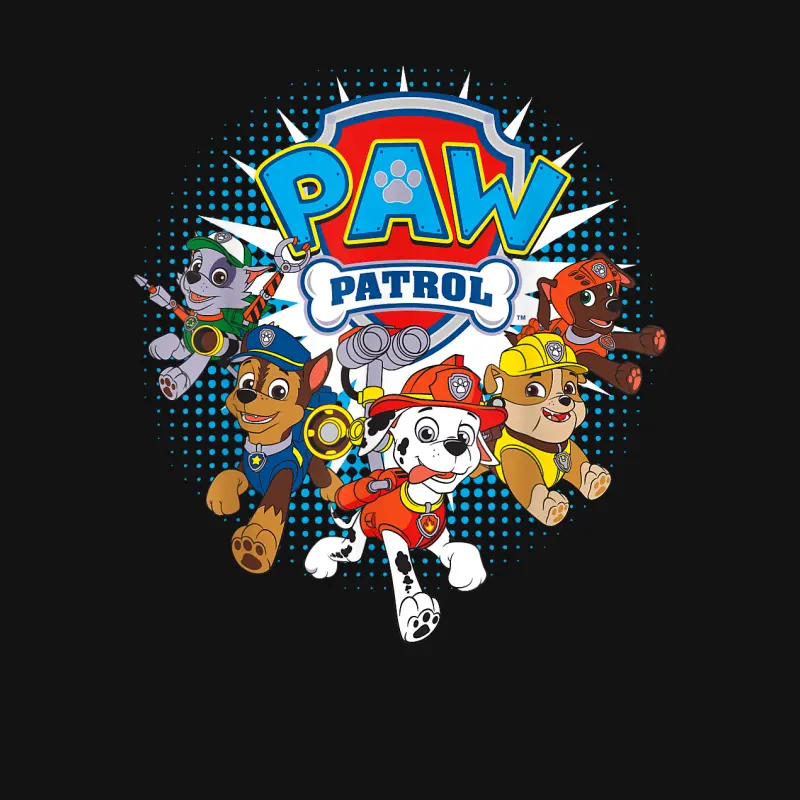 Paw Patrol Heroic Pups T- Shirts Unisex Long Sleeve T-Shirt