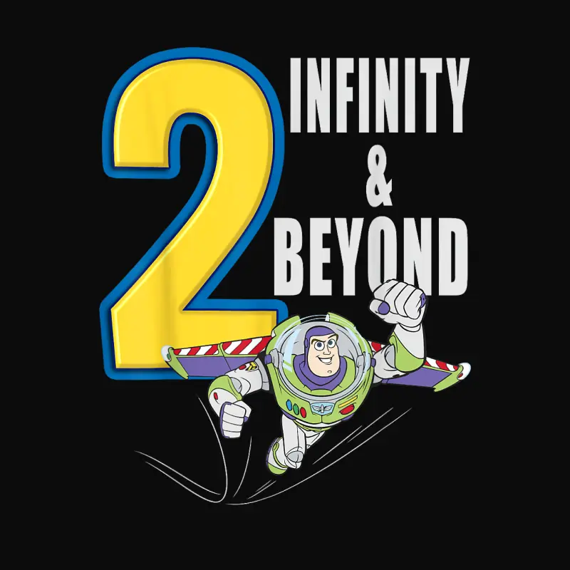 Disney Pixar Toy Story Buzz Lightyear Fly Quote Graphic Tee Unisex Staple T-Shirt