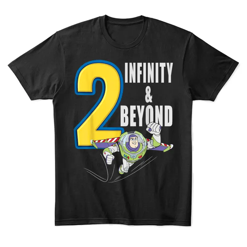 Disney Pixar Toy Story Buzz Lightyear Fly Quote Graphic Tee Unisex Staple T-Shirt