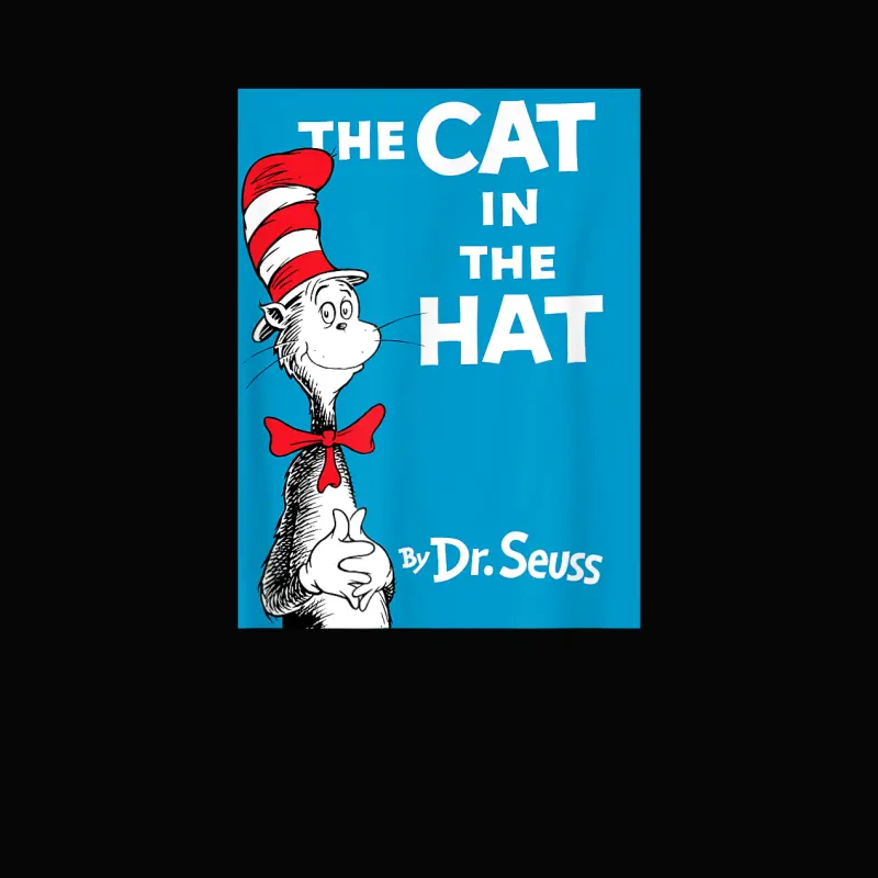 Dr. Seuss The Cat In The Hat Book Cover Toddler Staple T-Shirt