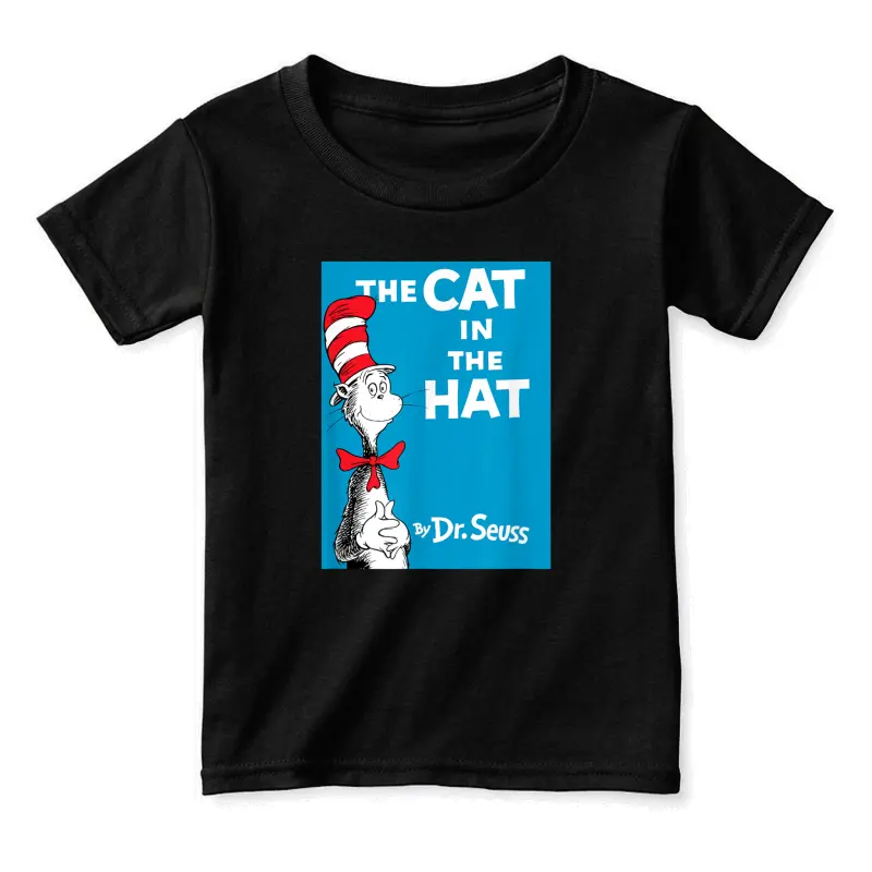 Dr. Seuss The Cat In The Hat Book Cover Toddler Staple T-Shirt