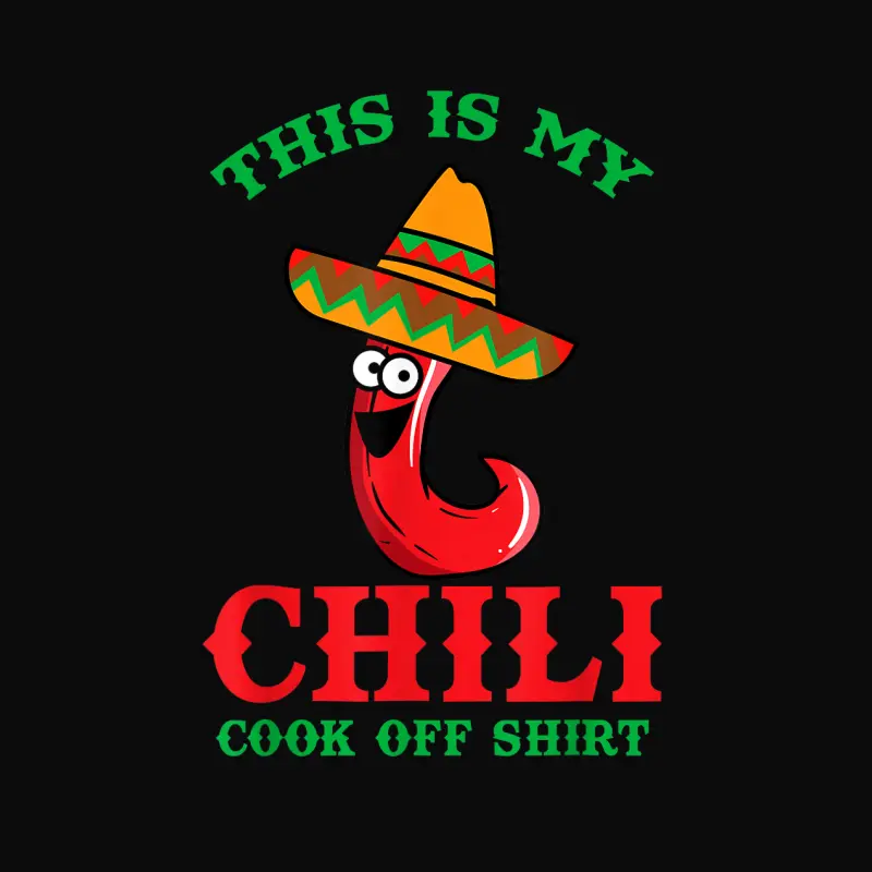 This Is My Chili Cook Off Shirt Funny Best Contest Winner Unisex Staple T-Shirt