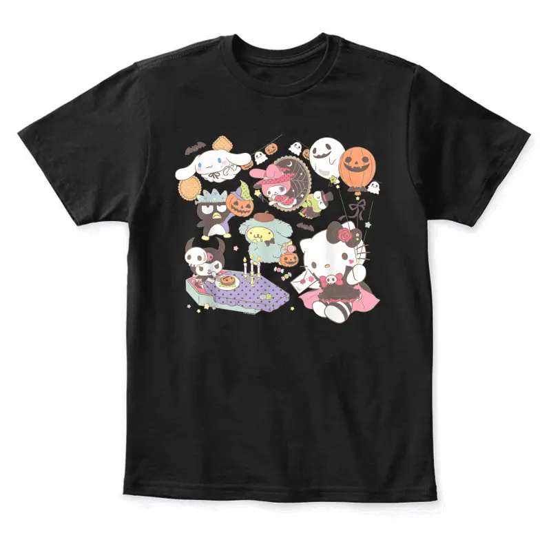 Sanrio Characters Costume Party Halloween Youth Staple T-Shirt