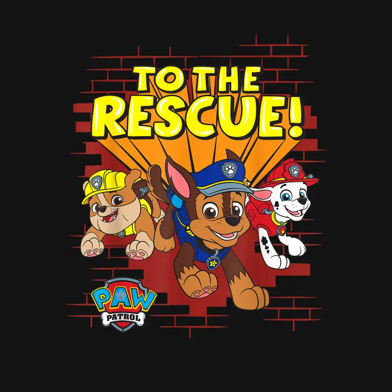 Paw Patrol Group "To The Rescue!" Unisex Long Sleeve T-Shirt