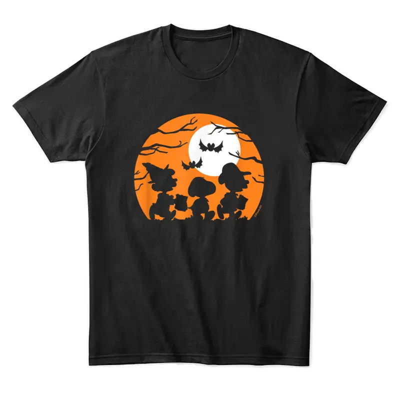 Peanuts - Halloween - Trick Or Treat Silhouettes Unisex Staple T-Shirt