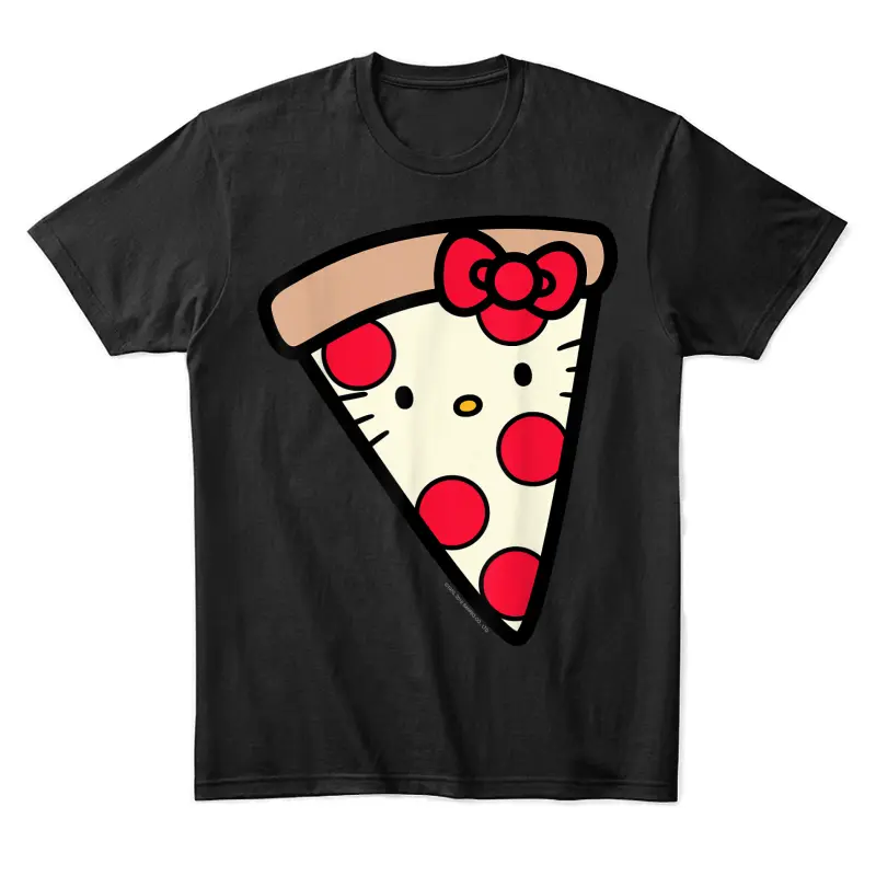 Hello Kitty Pizza Slice Tee Shirt Unisex Staple T-Shirt