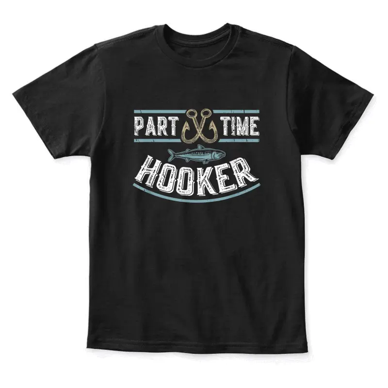 Part Time Hooker | Fishing Youth Staple T-Shirt