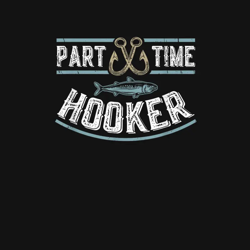 Part Time Hooker | Fishing Youth Staple T-Shirt
