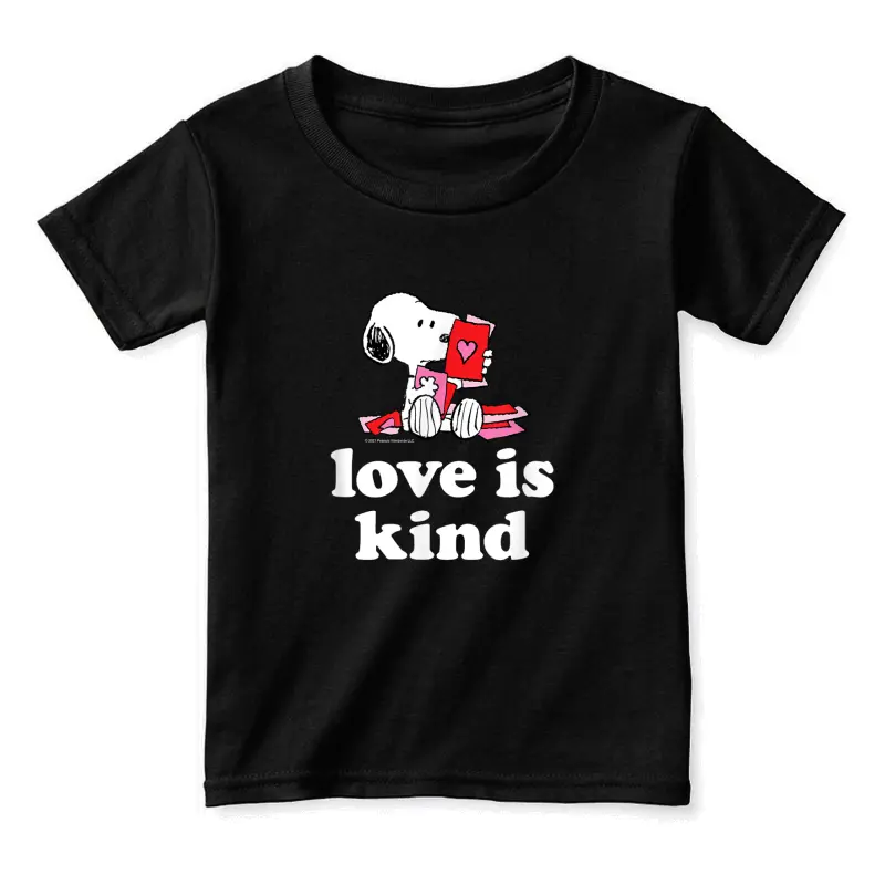 Peanuts - Valentines - Snoopy Love Is Kind Toddler Staple T-Shirt