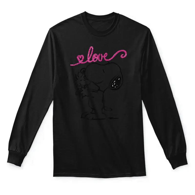 Peanuts Snoopy Woodstock Mother's Love Unisex Long Sleeve T-Shirt