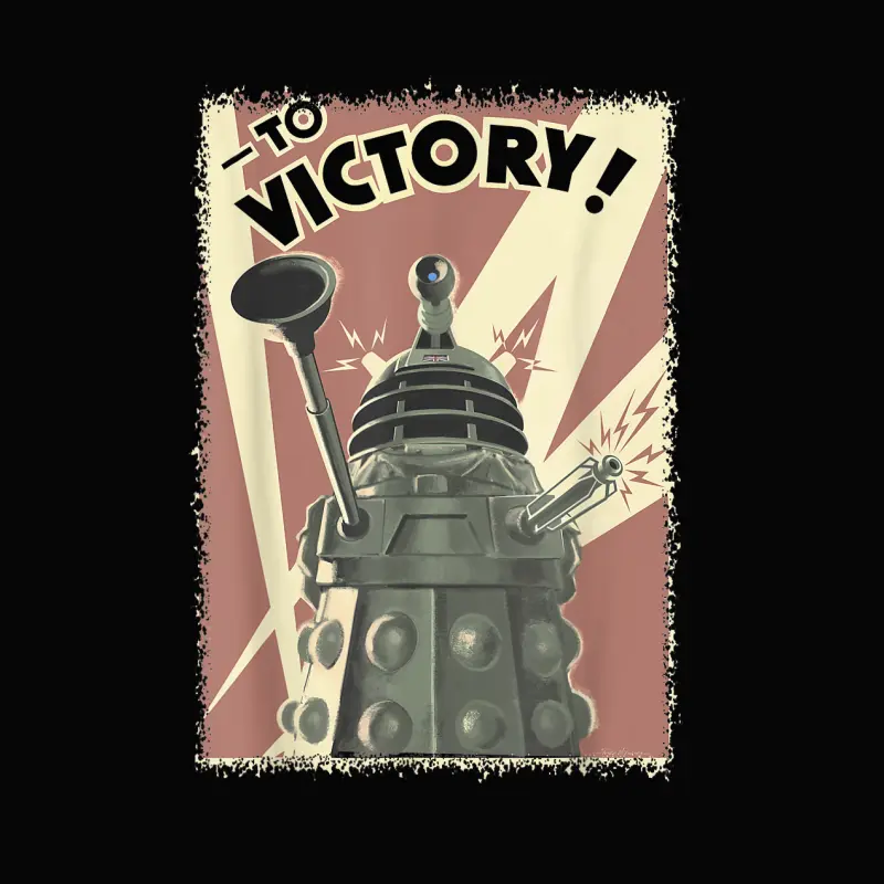 Doctor Who Propoganda Dalek Sci-Fi Fan 60Th Anniversary Toddler Staple T-Shirt