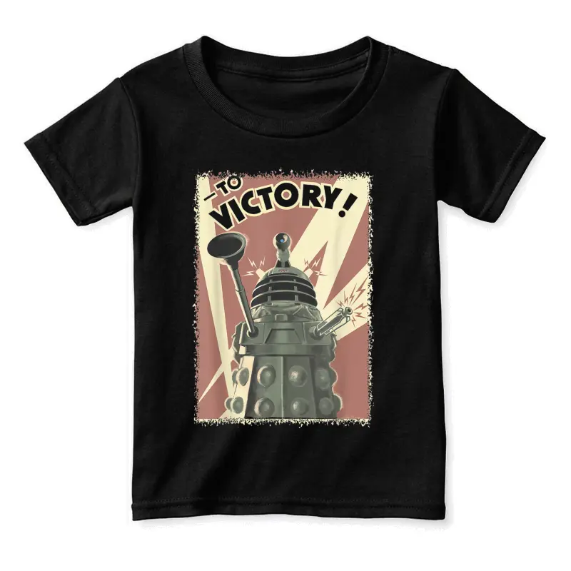 Doctor Who Propoganda Dalek Sci-Fi Fan 60Th Anniversary Toddler Staple T-Shirt