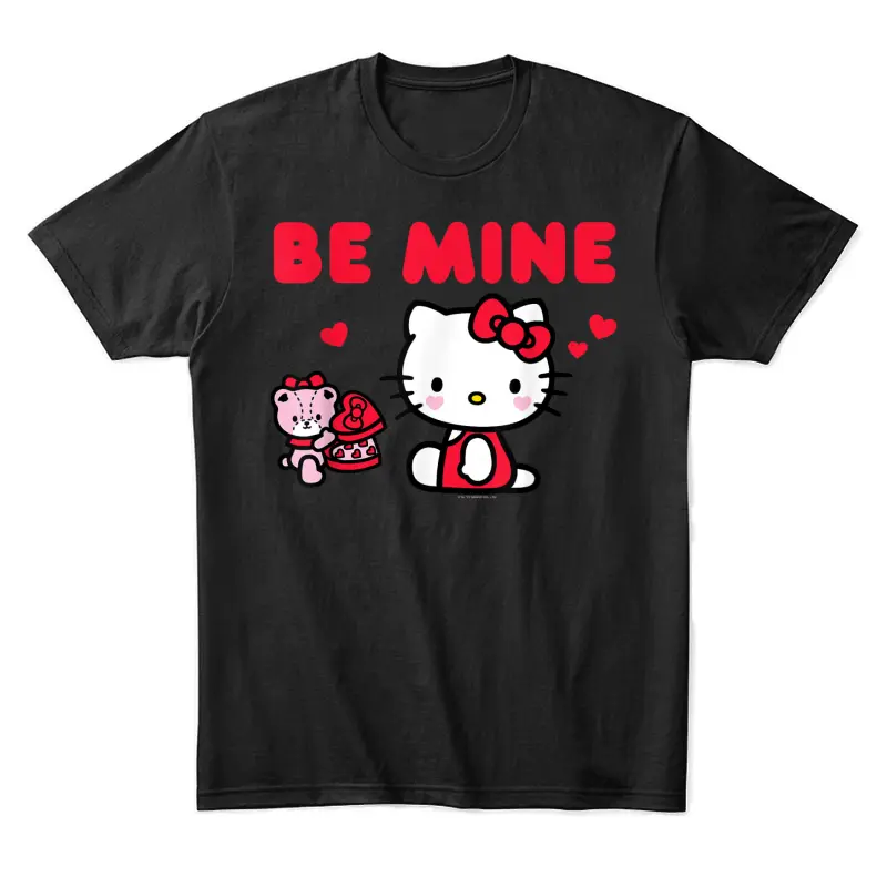 Hello Kitty Be Mine Chocolates Valentine's Unisex Staple T-Shirt