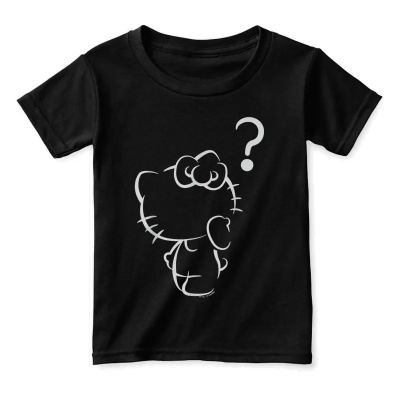 Hello Kitty Question Mark Tee Shirt Toddler Staple T-Shirt