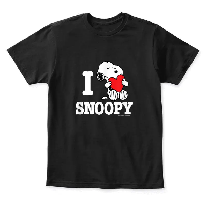 Peanuts - Valentines I Love Snoopy Youth Staple T-Shirt