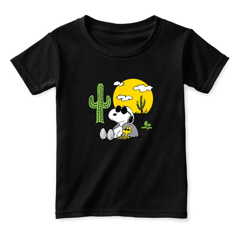 Peanuts - Summer - Snoopy & Woodstock Desert Toddler Staple T-Shirt
