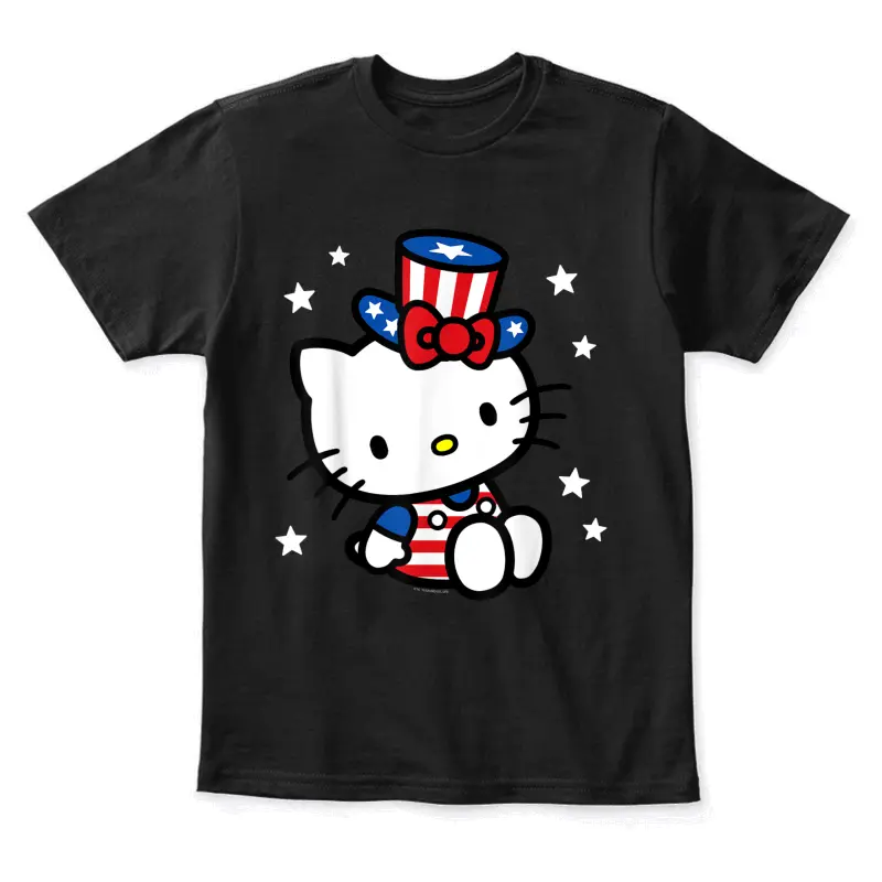 Hello Kitty American 4Th Of July Tee Shirt Youth Staple T-Shirt