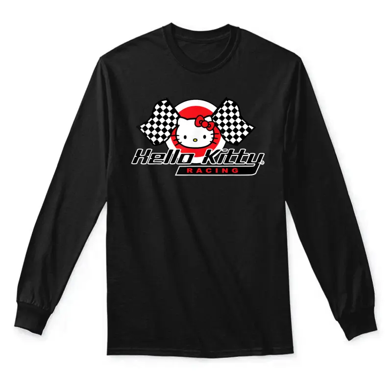 Hello Kitty Racing Tee Shirt Unisex Long Sleeve T-Shirt