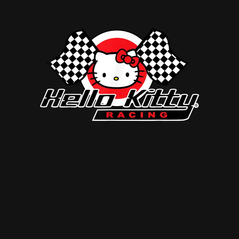 Hello Kitty Racing Tee Shirt Unisex Long Sleeve T-Shirt