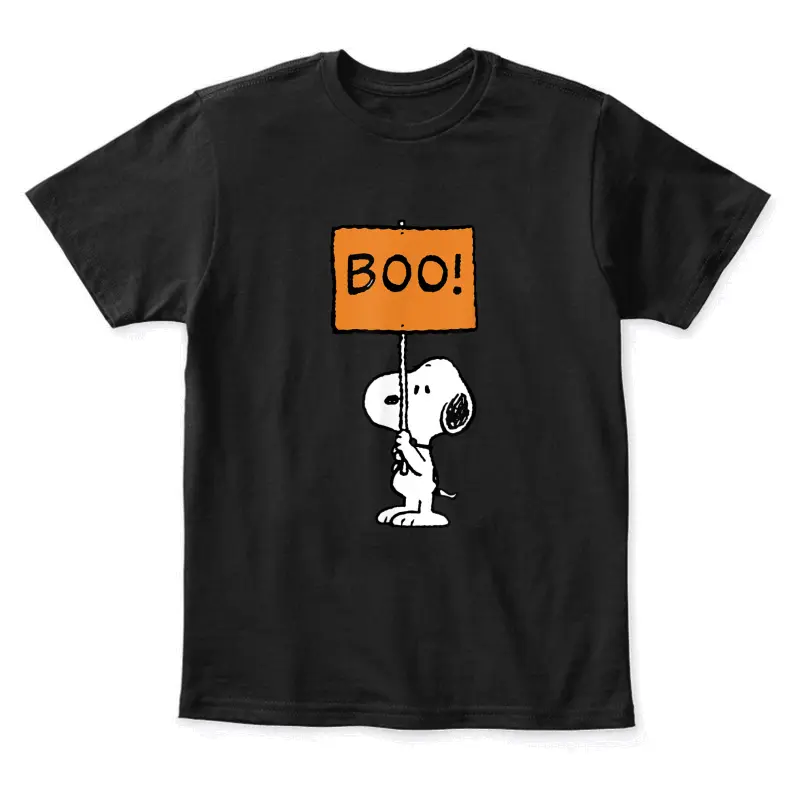 Peanuts Halloween Snoopy Boo! Youth Staple T-Shirt