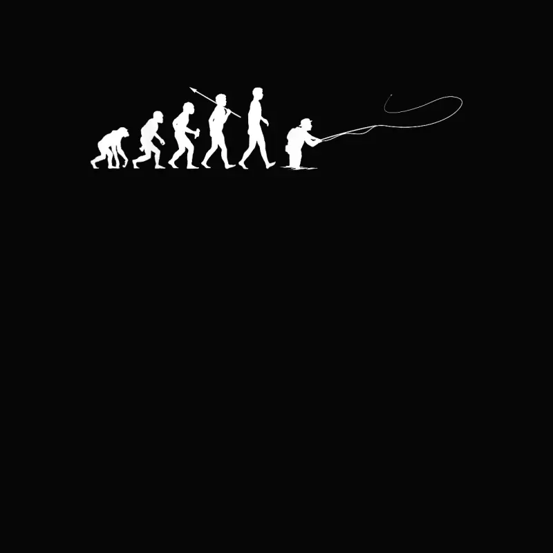Evolution Of Man Fly Fishing Toddler Staple T-Shirt