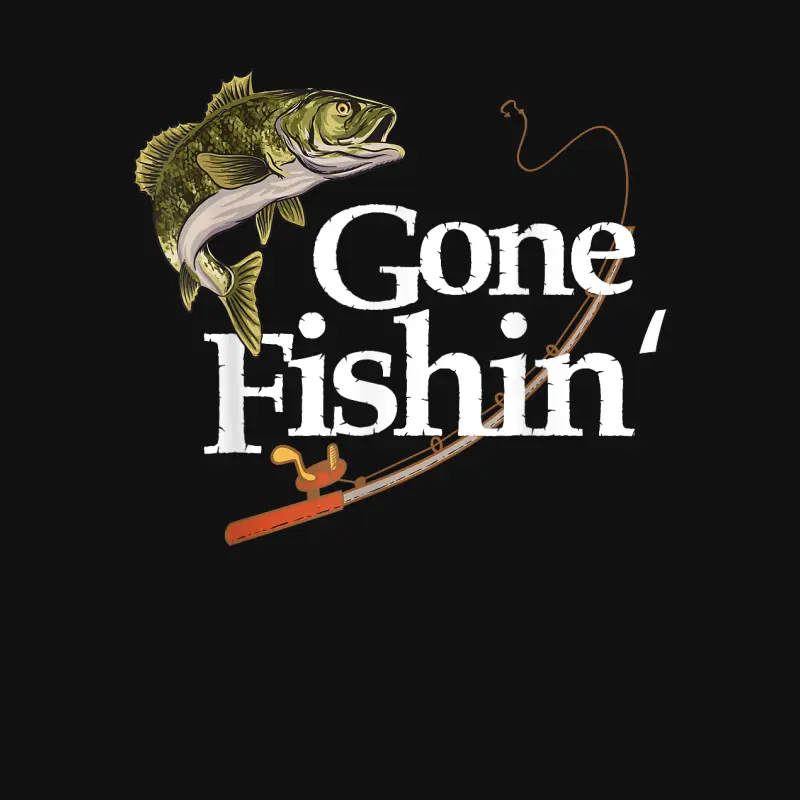 Gone Fishin' Apparel Fisherman Lover Angler Fish Baby Onesie