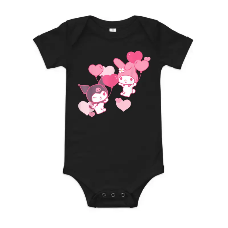 Valentine's Day Hearts Tee Shirt Baby Onesie
