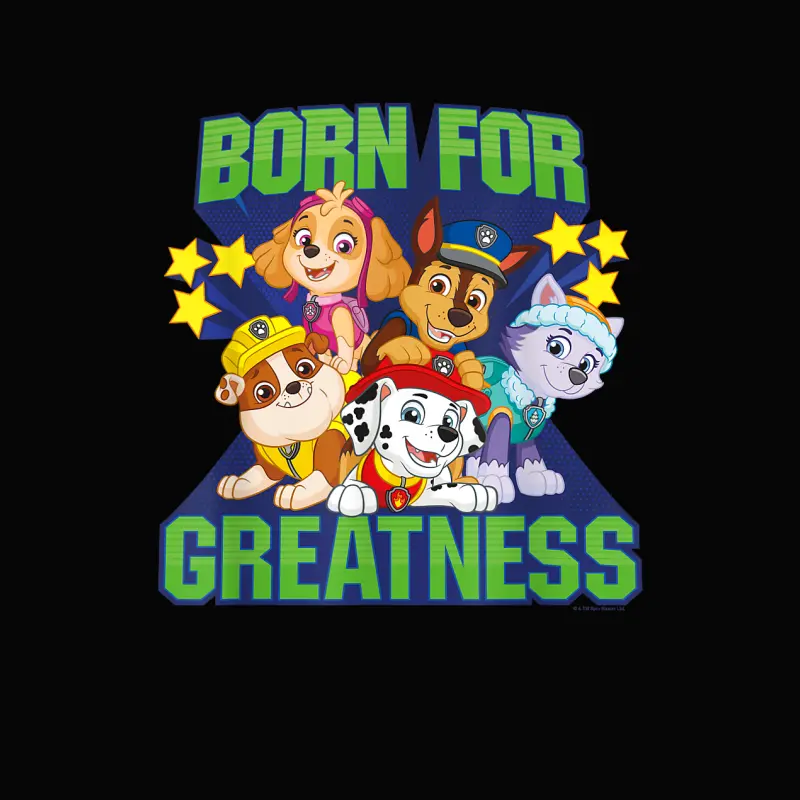 Paw Patrol Born For Greatness Toddler Staple T-Shirt