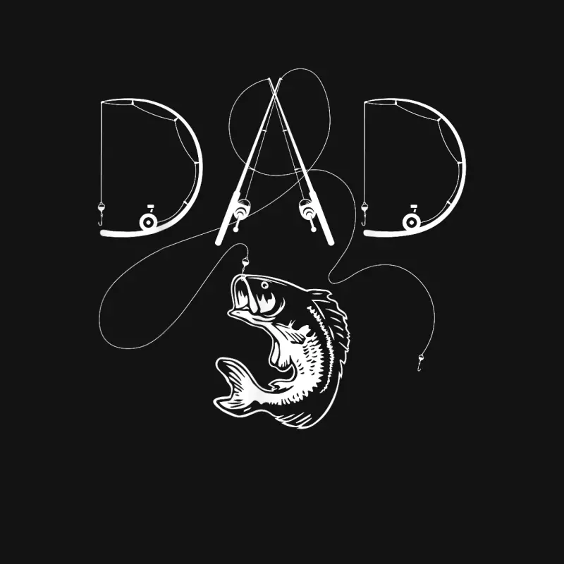 Fisherman Dad Fishing Enthusiast Fish Lover Daddy Father Youth Staple T-Shirt
