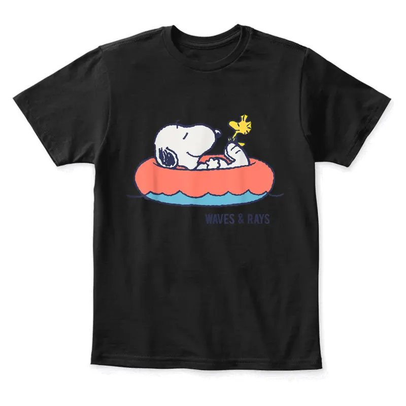 Peanuts Waves And Rays Youth Staple T-Shirt