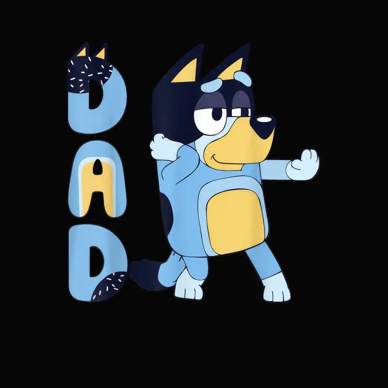 Blue Dad Tan Blue Heeler Bandit Dad Retro 90S For Men Women Toddler Staple T-Shirt