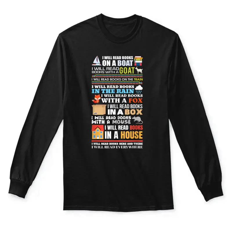 I Will Read Books On A Boat Reading  Gift For Readers Unisex Long Sleeve T-Shirt