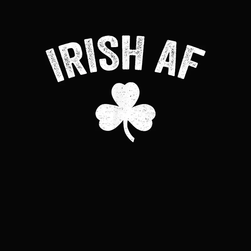Irish Af Funny St. Patrick's Day Shamrock Party Gift Toddler Staple T-Shirt