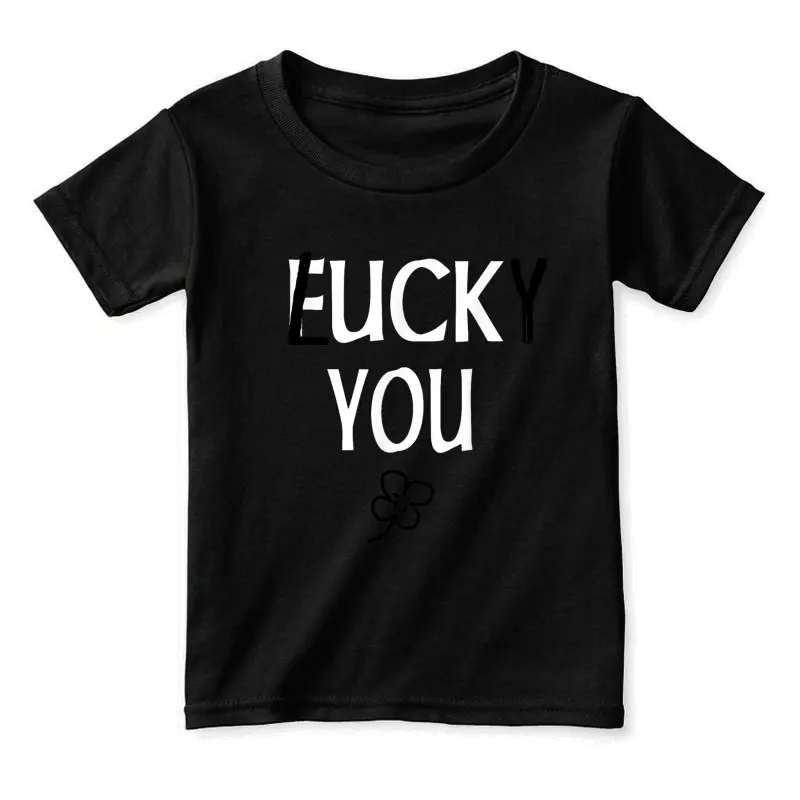 St Patricks Day Inappropriate Shirts Adults Men Women Lucky Toddler Staple T-Shirt