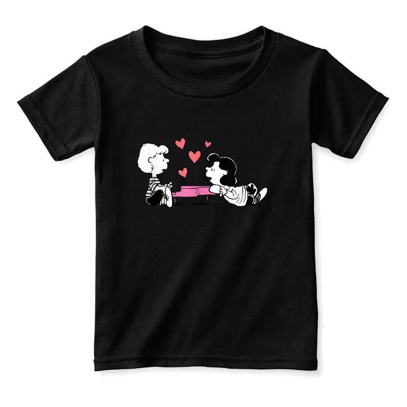 Peanuts - Lucy And Schroeder Heart Toddler Staple T-Shirt