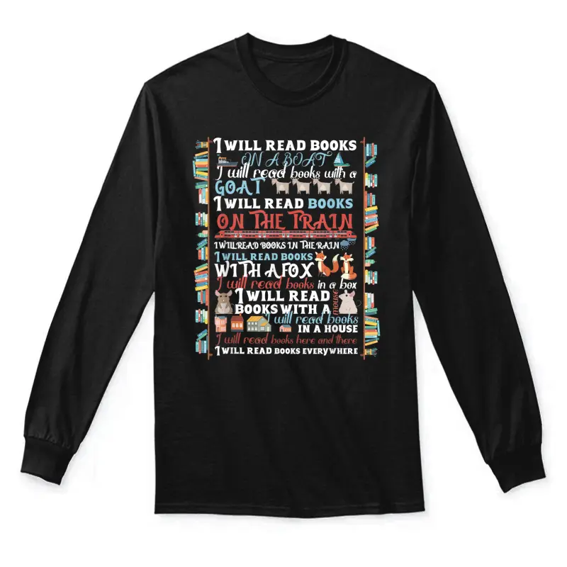Book Lover Unisex Long Sleeve T-Shirt