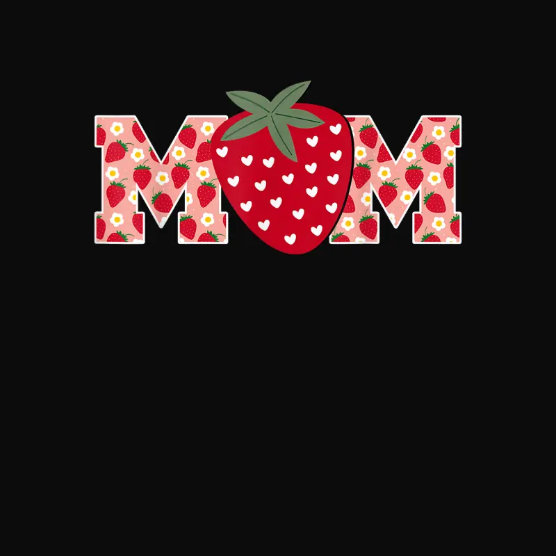 Funny Strawberry Mom Fruit 1St Birthday Family Matching Unisex Staple T-Shirt