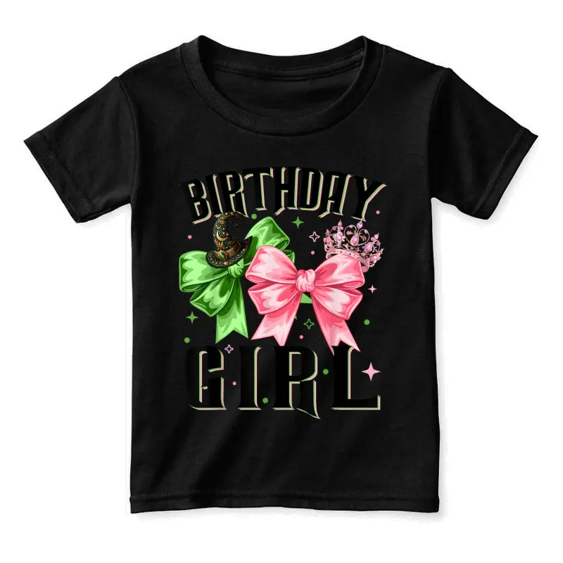 Shirt Girl Birthday Outfit Decoration Toddler Staple T-Shirt