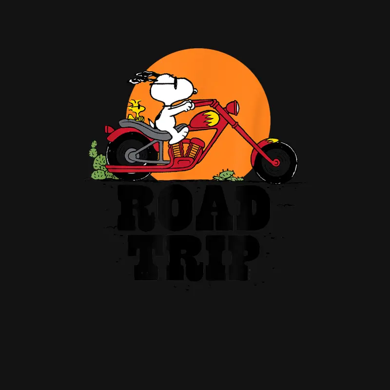 Peanuts - Snoopy Road Trip Unisex Long Sleeve T-Shirt