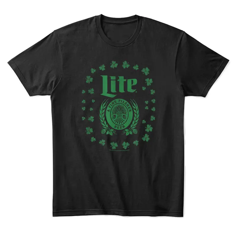 Miller Lite St. Patrick's Day A Fine Pilsner Beer Distressed Unisex Staple T-Shirt