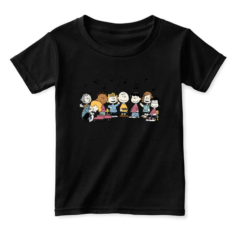 Peanuts - Schroeder Pigpen Franklin Lucy Charlie Sally Music Toddler Staple T-Shirt