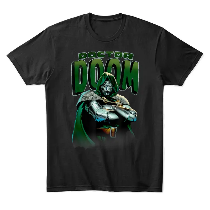 Marvel Fantastic Four Doctor Doom Crossed Arms Portrait Unisex Staple T-Shirt