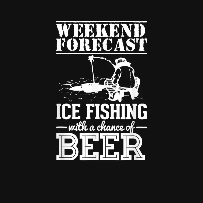 Weekend Forecast Ice Fishing With A Chance Of Beer Baby Onesie